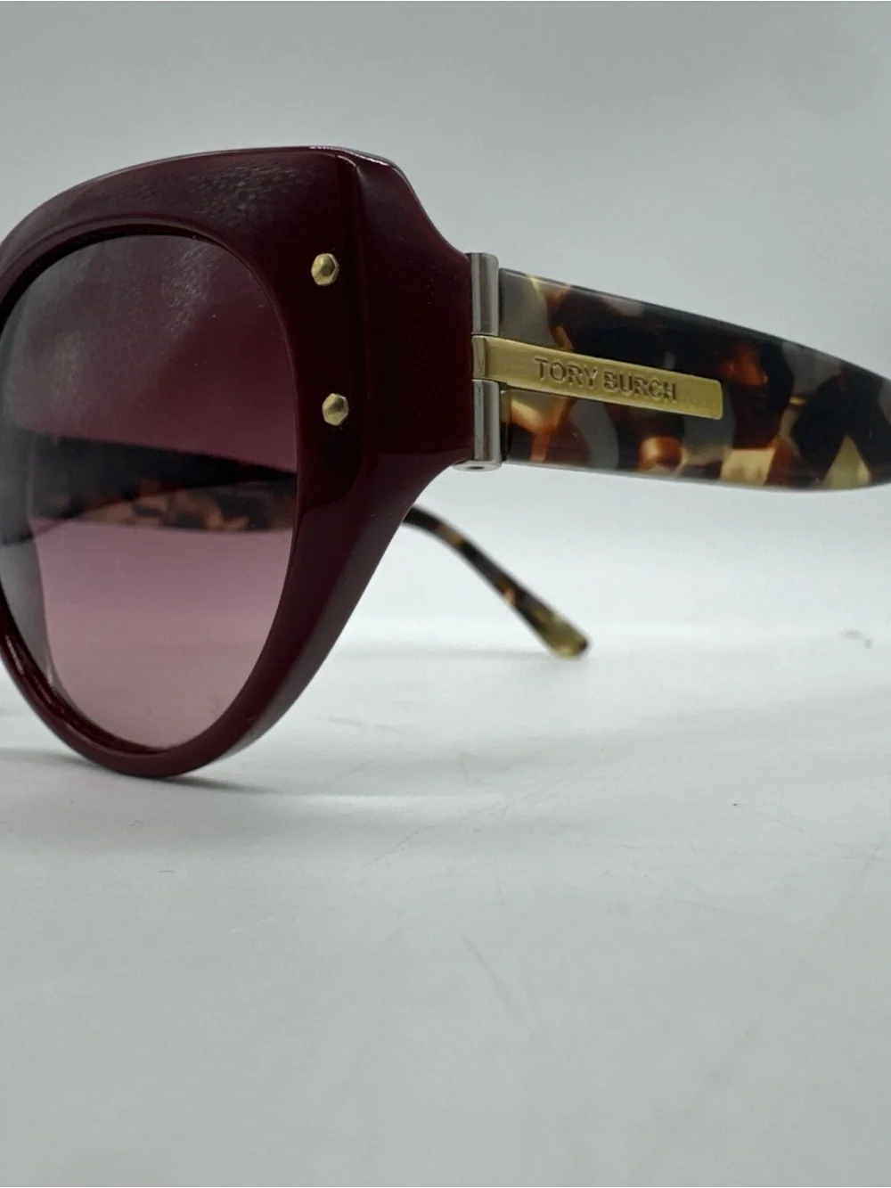 Tory Burch Burgundy TY7083 1484/8H 55-19-135 Sunglasses